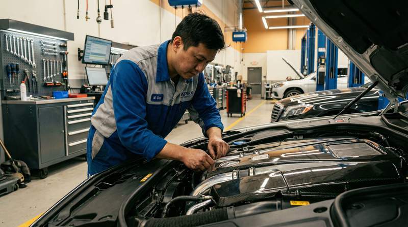 天美修车改装视频幕后花絮